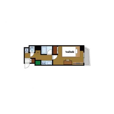 BraTTo文京千石パーク【単身者＆女性向け💓】防犯面に配慮した安心の住環境👍巣鴨・目黒駅まで乗り換えなし！の間取り図