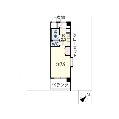 アルDEスリー三河安城　308の間取り図
