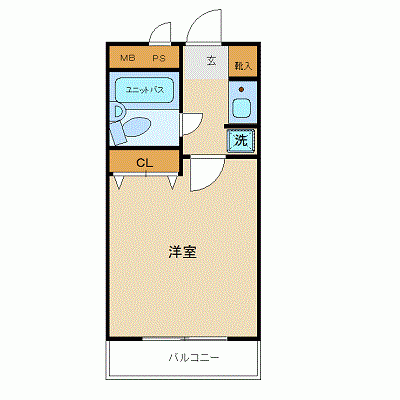 OneLife橋本ステーションステイ【★オートロック・ユニットバスタイプ】の間取り図