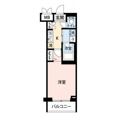 【🎉初期費用オフ｜お得なキャンペーン】【禁煙🚭/Wi-Fi無料🌐】マイナビSTAY羽田西糀谷　207の間取り図