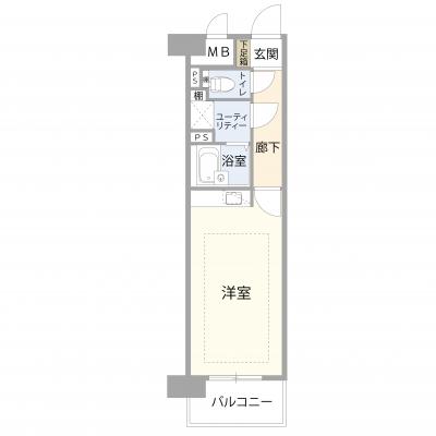 【新規オープン🌸特典あり⭐⭐】北新地からすぐ帰宅♪♪デスクもソファも標準装備♪ごゆっくりお過ごしできるお部屋🌟の間取り図
