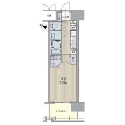 【マンスリープラス笠寺】駅徒歩3分・築浅！充実設備とオートロックで安心快適1K生活！♪の間取り図
