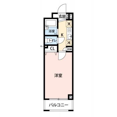 【🎉初期費用オフ｜お得なキャンペーン】【禁煙🚭/Wi-Fi無料🌐】マイナビSTAYミライエ西早稲田3丁目　103の間取り図