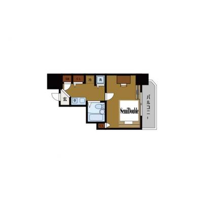 BraTTo池尻大橋（最上階・角部屋タイプ）【長期割あり🥰最大120,000円割引】池袋大橋駅まで徒歩6分｜出張・研修・仮住まい歓迎の間取り図