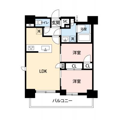 【🎉初期費用オフ｜お得なキャンペーン】【禁煙🚭】マイナビSTAY西麻布メゾン　903の間取り図