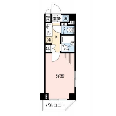 【🎉初期費用オフ｜お得なキャンペーン】【禁煙🚭/Wi-Fi無料🌐】マイナビSTAYミライエ早稲田レジデンス　103の間取り図