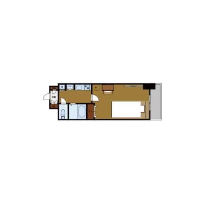 BraTTo名古屋新栄デコール【Wi-Fi無料💻】新栄町駅まで7分｜家具家電付き｜すぐに暮らせる快適ルーム♪｜の間取り図