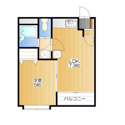 レントライフマンスリー伊那インター西 A-2の間取り図
