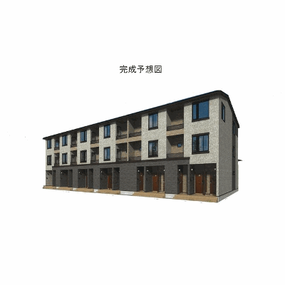 エヴァーガーデン町屋 203【管理NO：1-028600801-02030】 ★家具家電は申し込み後に搬入します 2026年12月上旬入居可能の間取り図