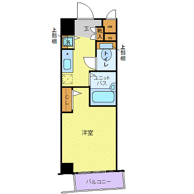 グッドステイ市ヶ谷柳町△【ベーシック】の間取り図