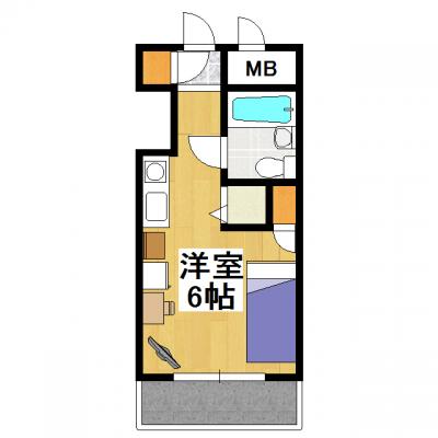 ｅすまいＷＩＮＢＥＬＬ越谷(無料Wi-Fi・禁煙)★越谷駅徒歩約3分の好立地♪急行停車駅のため都内にも行きやすいです★の間取り図