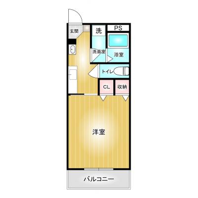 コスパだけじゃない“快適さ重視”マンスリータウン【マンションタイプ✨】【イオンモール高崎や吉岡町へのアクセス🚙良好！】【Wi-Fi無料📶！】ＭＴ前橋問屋町Ａ207の間取り図