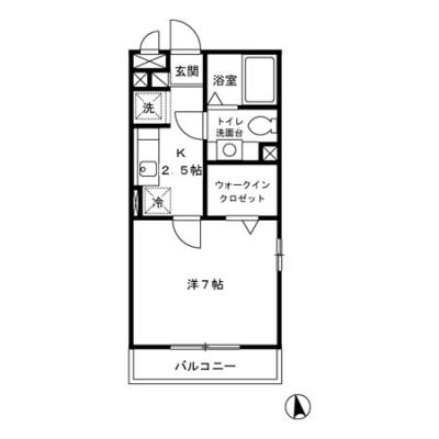 2026/07/11以降入居可能　D-ROOMマンスリー【ＵＳＥ】インターネット使い放題！の間取り図