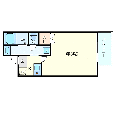マンスリーリブマックス梅田アリバ★【NET対応・洗浄機能付便座】≪エクセレントシリーズ≫の間取り図