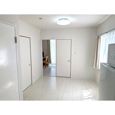 🔷🔹🔸🔶⭐2人入居可！⭐エアコン、TVモニターホン⭐1LDKタイプ⭐耐震性の高い軽量鉄骨造⭐【禁煙&Wi-Fi無料】⭐🔶🔸🔹🔷「M8」の間取り図