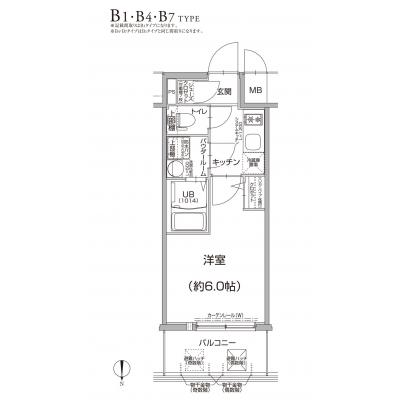 快適生活♪東三国駅近🚋エスリード新大阪グランゲートサウスの間取り図