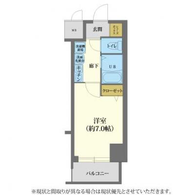 ◢◤🍂“2026秋のCampaign”🌰🐿 ◢◤“全期間”賃料60％OFF(割引期間制限なし)◢◤【ネット無料/浴室乾燥機付き】  エスリード福島駅前  ［C.1486090］の間取り図