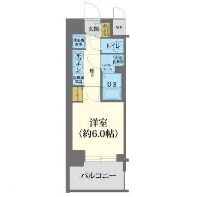🦅 『賃料』最大“半額” 『清掃費』も”大幅割引”実施中🌲【ネット無制限/浴室乾燥機付き】アスヴェル新大阪SOUTH 🚭　［C.1177020］の間取り図