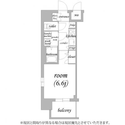 🚅“法人割引強化期間”◢◤今秋の法人出張・研修予約受付中　🚅全期間賃料60％割引(割引期間制限なし)　レジュールアッシュ心斎橋ヴィータ🚭【C.5136060】の間取り図