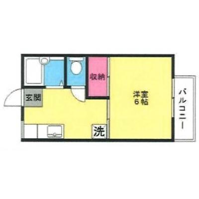 【M140】加古川BP・明姫幹線アクセス抜群👍駐車場1台込🚙BT別(^^♪コスパ重視１Kの間取り図