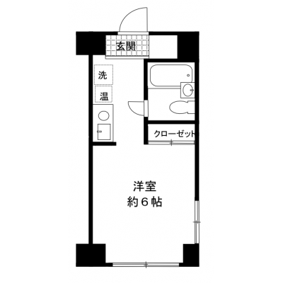 【J’sマンスリー千駄木 109】即入居可🌟厚さ20㎝高密度ポケットコイルマットレス使用！複数沿線利用可！東京駅・新宿駅・渋谷駅・品川駅など都心へ乗り換え無しでアクセス可☆【インターネット無料】の間取り図