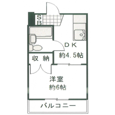 【J’sマンスリー経堂 205】即入居可🌟厚さ20㎝高密度ポケットコイルマットレス使用！駅徒歩6分、新宿駅や都心エリアへのアクセス良好☆【インターネット無料】の間取り図