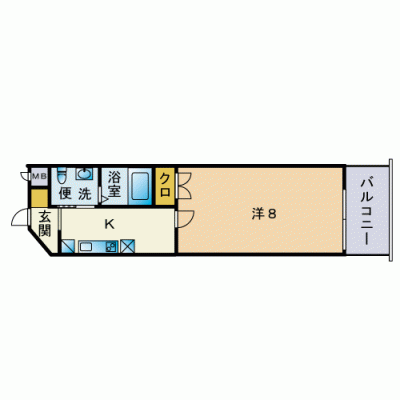 ♪博多駅徒歩4分♪博多ステーションアベニューの間取り図