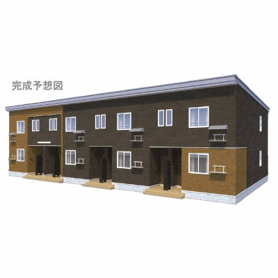 アルドール苫小牧 202【管理NO：1-028686701-02020】 ★家具家電は申し込み後に搬入します 2026年12月上旬入居可能の間取り図