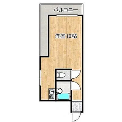 マンスリー島之内の間取り図