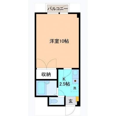KIT【小杉IC車7分♪】駅徒歩圏内☆バストイレ別☆駐車場有　GT0201の間取り図