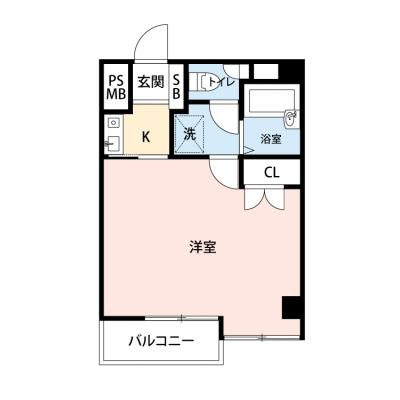 【🎉初期費用オフ｜お得なキャンペーン】【禁煙🚭/Wi-Fi無料🌐】マイナビSTAYミライエ宇都宮大通り一丁目　301の間取り図