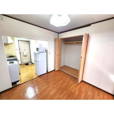 🔷🔹🔸🔶2人入居可⭐広々2Kタイプ⭐閑静な住宅街⭐軽量鉄骨造⭐【禁煙&Wi-Fi無料】⭐🔶🔸🔹🔷「K35」の間取り図