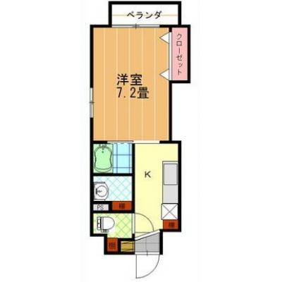 Ｓマンスリー愛媛県庁前（3-1）【築浅・プレミアム・ネット無料・宅配BOX・オフィス街】の間取り図