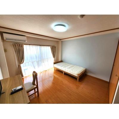 🔷🔹🔸🔶⭐駐車場付き🚙⭐おしゃれな内装⭐1Kタイプ⭐音が気になる方も安心な鉄骨造のお部屋⭐【禁煙&Wi-Fi無料】⭐🔶🔸🔹🔷「K43」の間取り図