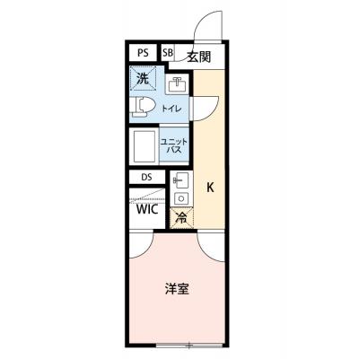 【🎉初期費用オフ｜お得なキャンペーン】【禁煙🚭/Wi-Fi無料🌐】マイナビSTAY八幡山　203の間取り図