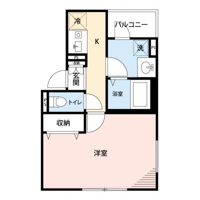 【🎉初期費用オフ｜お得なキャンペーン】【禁煙🚭/Wi-Fi無料🌐】マイナビSTAY神楽坂東榎町　202の間取り図