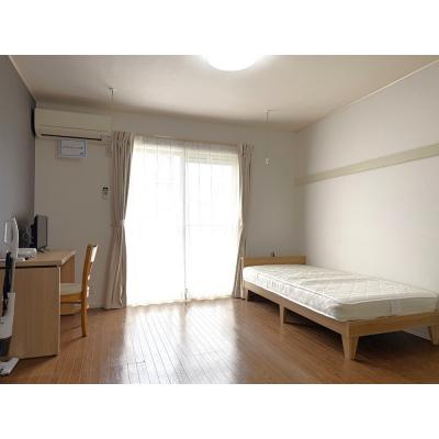 🔷🔹🔸🔶⭐駐車場付き⭐エアコン完備⭐1Kタイプ⭐広々室内フローリング⭐【禁煙&Wi-Fi無料】⭐🔶🔸🔹🔷「T22」の間取り図