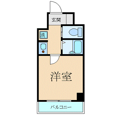 マンスリーリブマックス人形町駅前『１分』■【NET対応】≪スタンダードシリーズ≫の間取り図