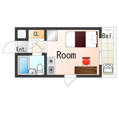 OneLife西宮夙川メゾンSL【3点ユニットバスタイプ】の間取り図