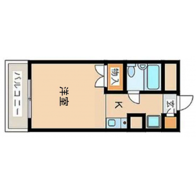 【J’sマンスリー新百合ヶ丘 214】8月7日～入居可🌟厚さ20㎝高密度ポケットコイルマットレス使用！最寄り駅徒歩4分・新宿駅まで約23分、乗換無し！アクセス良好☆【インターネット無料】の間取り図