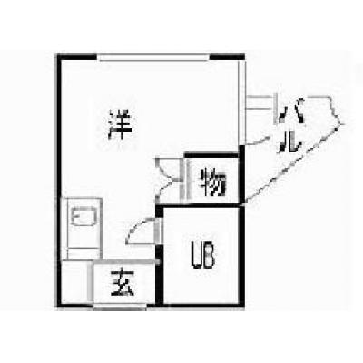 エールマンスリー横川　九番館（3-3)　【★無料WI-FI標準装備（無制限）★リーズナブル物件、ゴミ毎日回収、JR横川駅徒歩圏内】の間取り図
