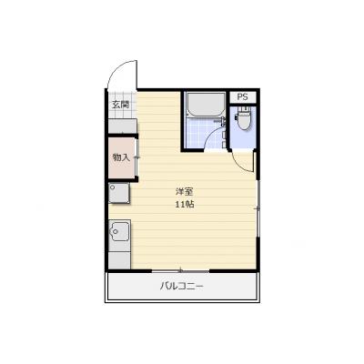 すますてマンスリー82【Wi-Fi・P無料】島田駅徒歩9分（島田市向島町）の間取り図
