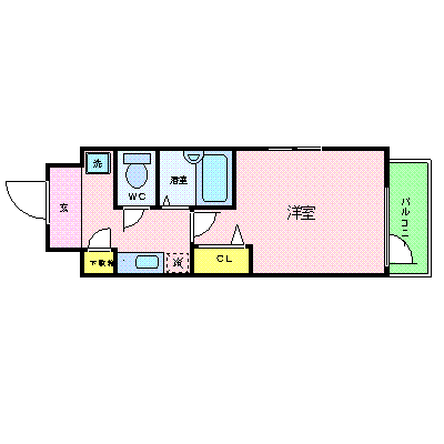 グッドステイ東麻布・赤羽橋ステーションフロント■『駅1分』【ベーシック】の間取り図