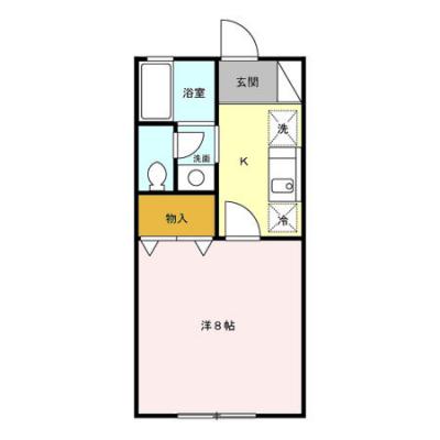 D-ROOMマンスリー【アヴェニュー】インターネット使い放題！宅配ボックスあり！の間取り図