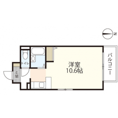 エールマンスリー八丁堀（7-6)　【★無料WI-FI標準装備（無制限）★・シングルベット・乾燥機付き洗濯機・32型TV】の間取り図