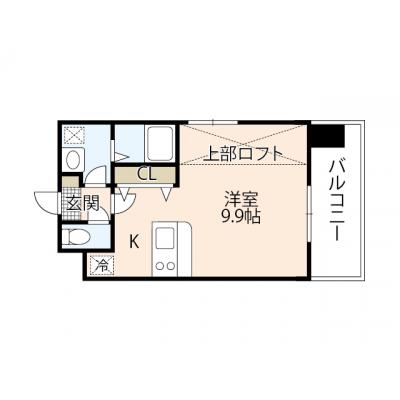 エールマンスリー井口 弐番館（6-2）【無料WI-FI（無制限・浴室乾燥・シャワートイレ・対面キッチン★敷地内駐車場あり（要相談）・井口駅徒歩圏内・商工センター近く】の間取り図