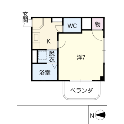 アルDEスリー御器所　3Dの間取り図