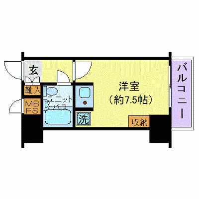 OneLife仙台プラザ【★3点ユニットバスタイプ】の間取り図