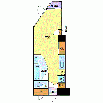 OneLife仙台WEST【★オートロック・バストイレ別】の間取り図