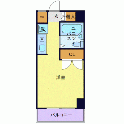 OneLife品川第6【★新馬場駅徒歩3分・オートロック付！】の間取り図
